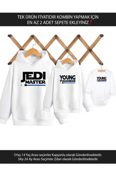 Baba Oğul Jedi Master(TEK ÜRÜN FİYATIDIR KOMBİN YAPMAK İÇİN EN AZ 2 ADET SEPETE EKLEYİNİZ) ürün görseli 1