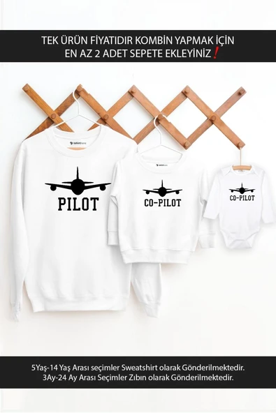 Baba Oğul Kız Pilot Co-Pilot(TEK ÜRÜN FİYATIDIR KOMBİN YAPMAK İÇİN EN AZ 2 ADET SEPETE EKLEYİNİZ) ürün görseli 1