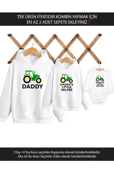 Baba Oğul Kız Traktör Daddy Helper(TEK ÜRÜN FİYATIDIR KOMBİN YAPMAK İÇİN EN AZ 2 ADET SEPETE EKLEYİN ürün görseli 1