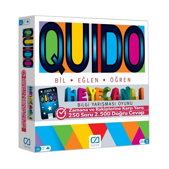 078 CAOYN-5046 QUIDO BOARD GAME ürün görseli 1
