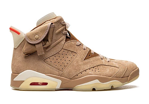 Nıke Aır Jordan 6 Retro Travis Scott British Khaki ürün görseli 1