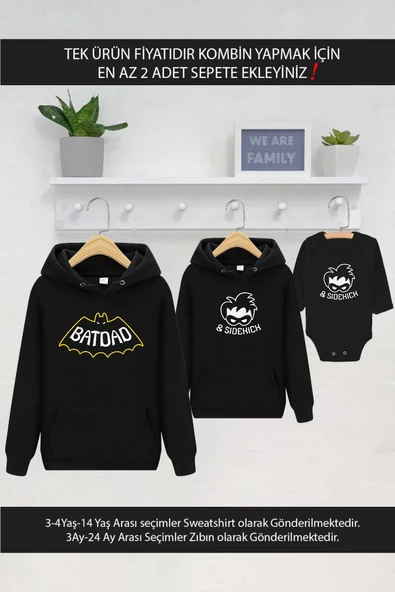 Batdad Sidekick Baba Oğul Kız (TEK ÜRÜN FİYATIDIR KOMBİN YAPMAK İÇİN EN AZ 2 ADET SEPETE EKLEYİNİZ) ürün görseli 1
