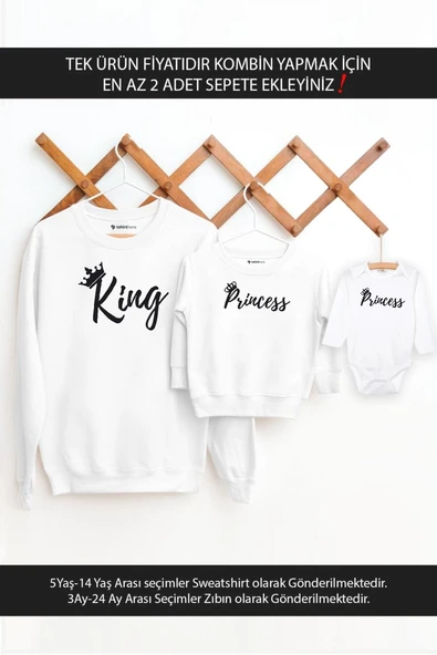 King Princess Baba Kız (TEK ÜRÜN FİYATIDIR KOMBİN YAPMAK İÇİN EN AZ 2 ADET SEPETE EKLEYİNİZ) ürün görseli 1