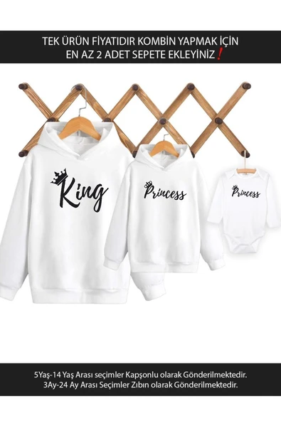King Princess Baba Kız (TEK ÜRÜN FİYATIDIR KOMBİN YAPMAK İÇİN EN AZ 2 ADET SEPETE EKLEYİNİZ) ürün görseli 1