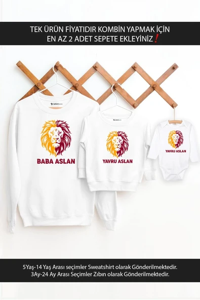 Leon Baba Yavru Aslan Baba Oğul Kız TEK ÜRÜN FİYATIDIR KOMBİN YAPMAK İÇİN EN AZ 2 ADET SEPETE EKLE ürün görseli 1
