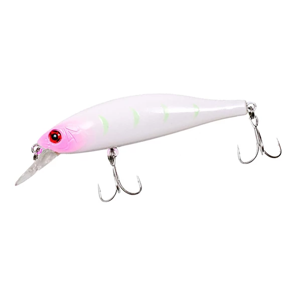 Ryuji Slalom 8cm 11gr Sinking Maket Balık  Purple Head Glow ürün görseli 1