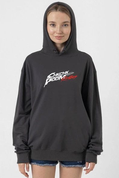 Stray Kids Chk Chk Boom Füme Kadın 2ip Kapşonlu ürün görseli 1