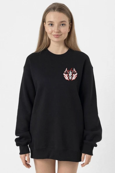 Beyblade Pegasus Minimalist Siyah Kadın 2ip Sweatshirt ürün görseli 1