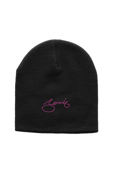 Blackpink Jennie Signature Siyah Örme Bere ürün görseli 1