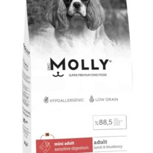 Molly Mini Adult Kuzu Etli Yaban Mersinli Yetişkin Köpek Maması 2 Kg ürün görseli 1