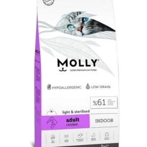 Molly Sterilised Tavuklu Kısır Kedi Maması 2 Kg - İdeal Kilo ve Sağlıklı Yaşam ürün görseli 1