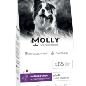 Molly Medium Large Adult Kuzu Etli Yaban Mersinli Yetişkin Köpek Maması 2 Kg ürün görseli 1