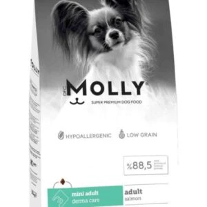 Molly Mini Adult Somonlu Yetişkin Köpek Maması 2 Kg - Sağlıklı Tüyler ve Güçlü Kaslar ürün görseli 1