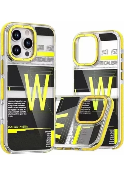 Gpack Apple iPhone 16 Pro Kılıf PX Graffito Desenli Silikon - Resim 3