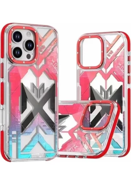 Gpack Apple iPhone 16 Pro Kılıf PX Graffito Desenli Silikon - Resim 2