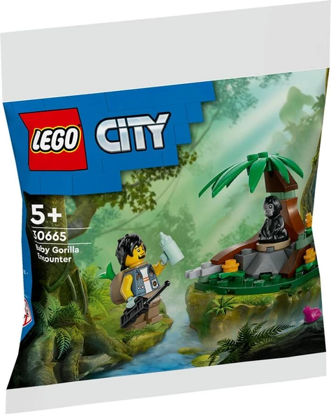 Lego City Yavru Goril Karşılaşması 30665 ürün görseli 1