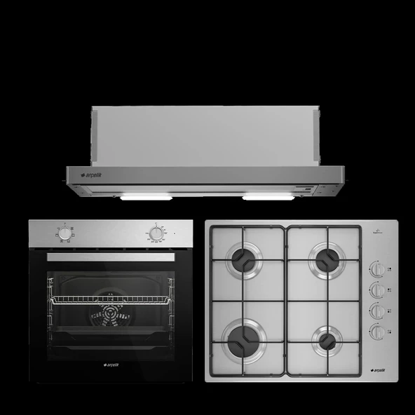 Arçelik Inox Ankastre Set ürün görseli 1