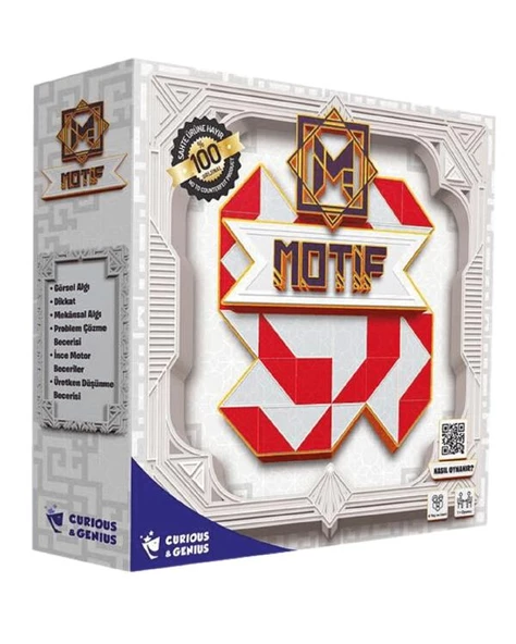 Curious Genius Motif Kutu Oyunu 55125 ürün görseli 1