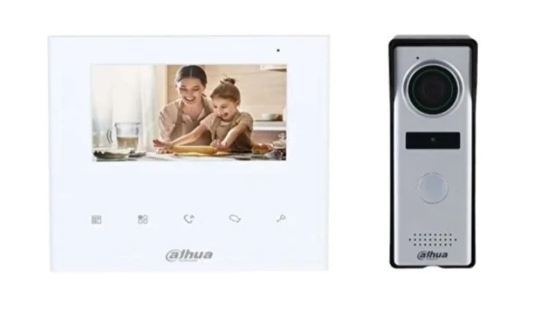 Dahua DHI-KTA04 4.3" Tft Ekran 1.3Mp Dokunmatik Düğmeli Sesli Analog Iki Telli Intercom Kiti ürün görseli 1
