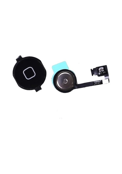 Gmr iPhone 4S Uyumlu Home Tuş Bordu Filmi Siyah ürün görseli 1