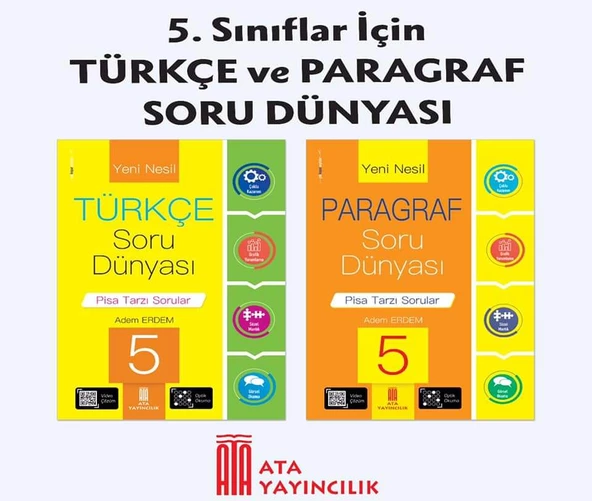 5.Sınıf Yeni Nesil Türkçe + Paragraf Soru Dünyası (2 Kitap) ürün görseli 1