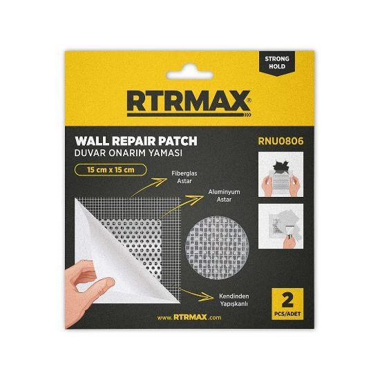 Rtrmax RNU0806 Duvar Yaması 15x15cm 2li Paket ürün görseli 1