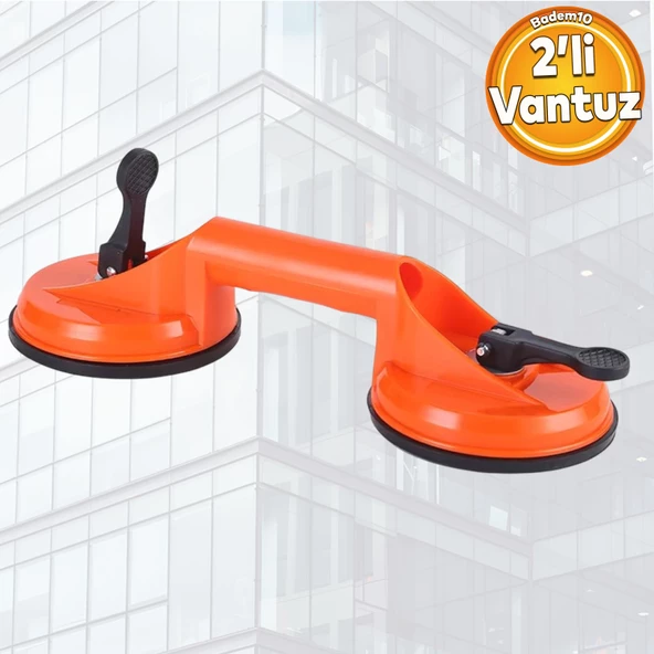 Vantuz Cam Vantuzu Vakumlu Cam Fayans Ahşap Tutucu Taşıma Araba Kaporta Göcük Çektirme 2'li Plastik ürün görseli 1