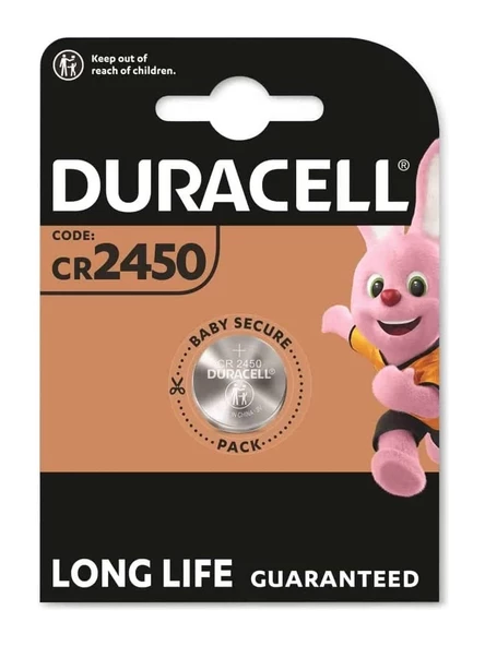 Duracell CR2450 Lit. Pil Tekli 3 Volt ürün görseli 1