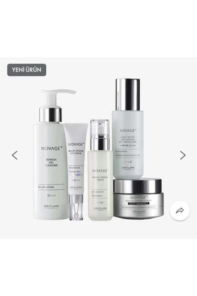 ORİFLAME NOVAGE+ KARMA BRİGHT INTENSE RUTİNİ CİLT BAKIM SETİ ürün görseli 1