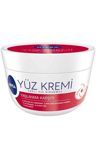 Nivea Yüz Kremi Yaşlanma Karşıtı Yağlı His Bırakmaz 100 ml ürün görseli 1