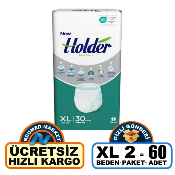 Holder Emici Külot XL-Extra Large Beden 60 Adet ürün görseli 1