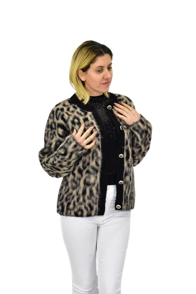 Kadın Yumoş Triko Hırka BGL-ST04088 - Resim 2