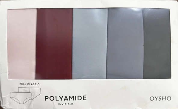Oysho Polyamide 5'li Renkli Külot Takım ürün görseli 1