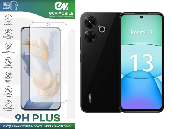 Redmi 13 Ekran Koruyucu MAT Tam Uyumlu Esnek Nano Kırılmayan ürün görseli 1