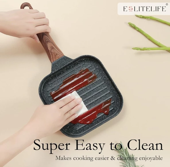 Eslite Life Granit Izgara Tavası 28cm - Resim 7