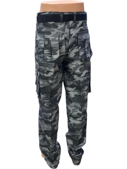 Kamuflaj Kargo Cepli Pantolon - Resim 2