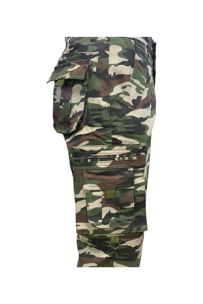 Kamuflaj Kargo Cepli Pantolon - Resim 8