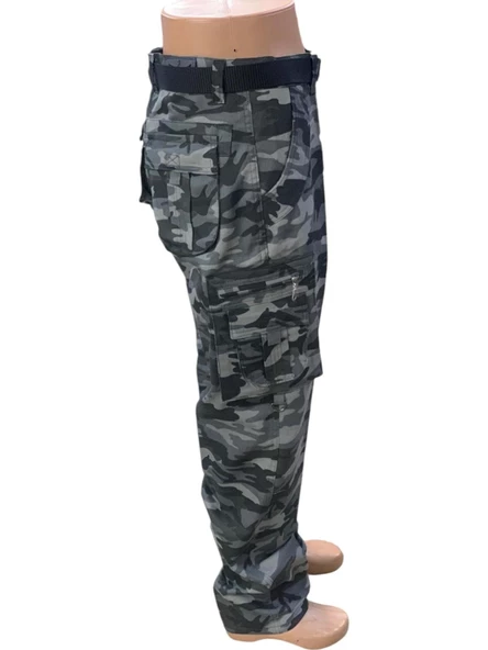 Kamuflaj Kargo Cepli Pantolon - Resim 3