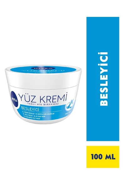 Nivea Yüz Kremi Besleyici Yağlı His Bırakmaz 100 ml ürün görseli 1