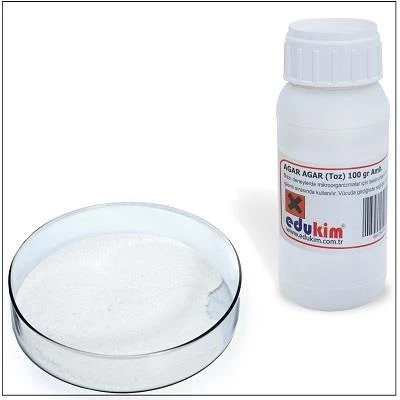 AGAR AGAR  (TOZ) 100 GR AMB. - Resim 2