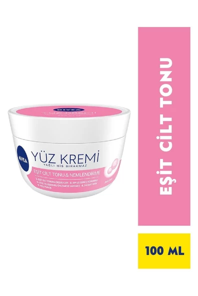 Nivea Yüz Kremi Eşit Cilt Tonu & Nemlendirme 100 ml ürün görseli 1