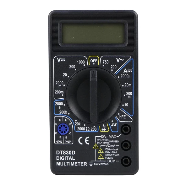 DİJİTAL MULTİMETRE 600 V AC-DC 20 A - Resim 3