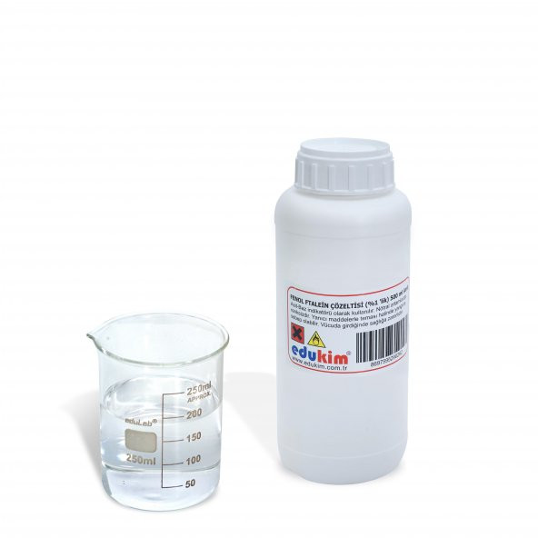 FENOL FTALEİN ÇÖZELTİSİ (%1'LİK) 500 ML AMB. ürün görseli 1