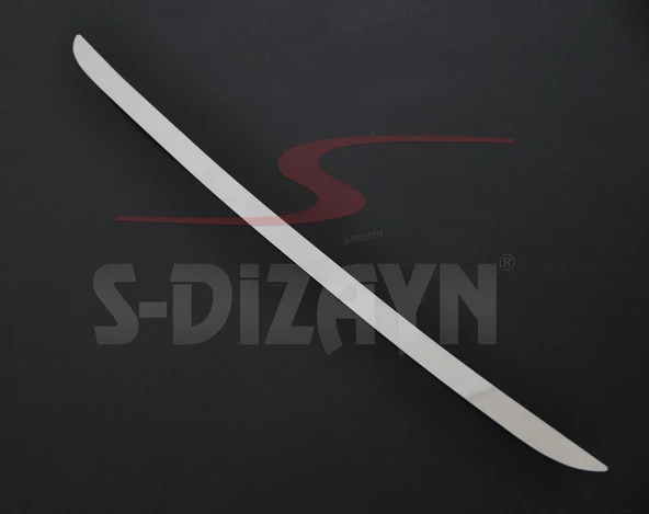 S-Dizayn Fiat Doblo Krom Bagaj Camı Alt Çıtası 2010-2015 ürün görseli 1