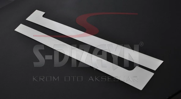 S-Dizayn Fiat Doblo Krom Sürgülü Kapı Çıtası 2 Prç 2010-2022 ürün görseli 1