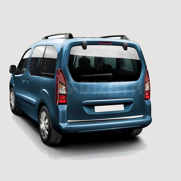 S-Dizayn Citroen Berlingo Krom Bagaj Alt Çıtası 2008-2018 ürün görseli 1
