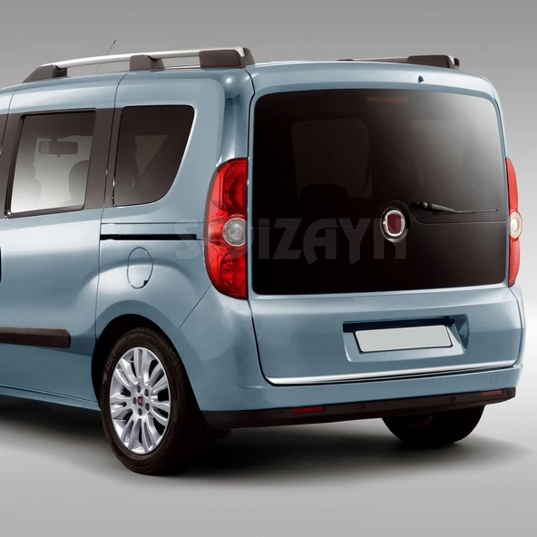 S-Dizayn Fiat Doblo Krom Bagaj Alt Çıtası 2010-2015 ürün görseli 1
