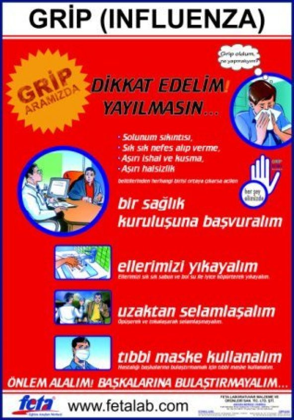 İnfluenza Eğitim Plakası (GRİP) ürün görseli 1