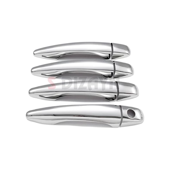 S-Dizayn Citroen C4 HB Krom Kapı Kolu 4 Kapı 2010-2020 - Resim 2