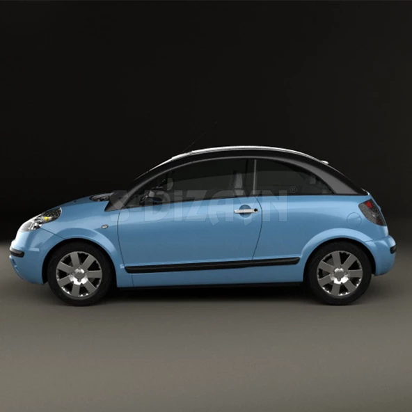 S-Dizayn Citroen C3 Krom Kapı Kolu 2 Kapı 2002-2009 ürün görseli 1